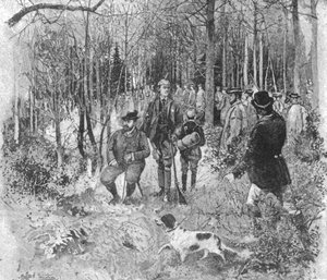 Il principe di Galles a caccia di fagiani a Sandringham da Unbekannt