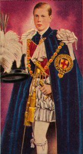 Il Principe di Galles alla sua investitura come Cavaliere della Giarrettiera, 1911 1935 da Unbekannt