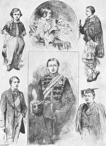 Il Principe di Galles nei suoi Primi Giorni, 1901 da Unbekannt