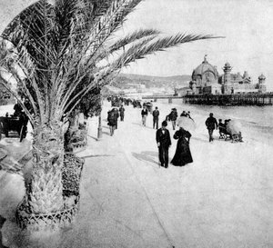 La Promenade des Anglais, Nizza, Francia, fine XIX secolo da Unbekannt