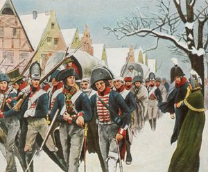 Il re e la regina di Prussia a Memel, 14 gennaio 1807, 1936 da Unbekannt