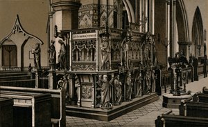 Il Pulpito, Chiesa di San Nicola, c1880 da Unbekannt