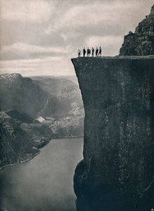 Il pulpito nel Lysefjord, 1914 da Unbekannt