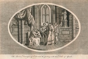 La Regina Vedova di Edoardo IV si separa dal figlio, il Duca di York, 1483 1793 da Unbekannt