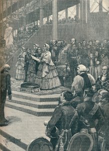 La regina apre il Crystal Palace, 1906