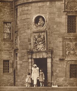 La regina nella sua vecchia casa, Castello di Glamis da Unbekannt