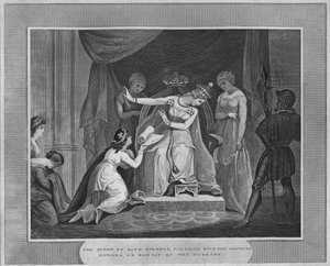 La regina di re Stefano che supplica l