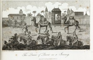 La Regina di Persia trasportata dai cammelli, c.1810-1829 da Unbekannt