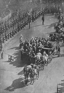 La visita della regina in Irlanda, 1900 da Unbekannt