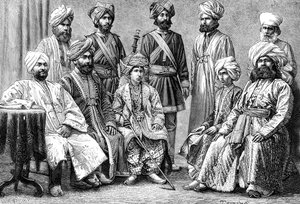 Il Raja di Bahawalpur e la sua Corte, 1895 da Unbekannt