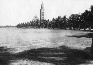 Torre Rajabai, Università di Bombay, India, c. 1918 da Unbekannt