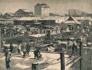 I recenti disordini a Canton, c1883 da Unbekannt