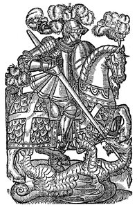 Il Cavaliere della Croce Rossa, 1598, 1893 da Unbekannt