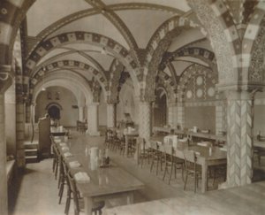 Il refettorio, Abbazia di Buckfast, fine XIX-inizio XX secolo
