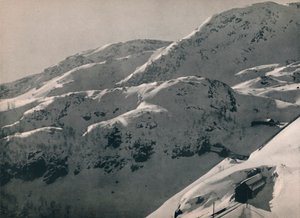 Il tunnel di Reinunga sulla ferrovia di Bergen, 1914 da Unbekannt