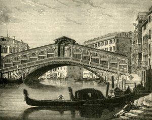 Il Rialto, Venezia, 1890