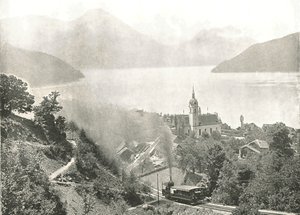 La ferrovia del Rigi, Vitznau, Svizzera da Unbekannt