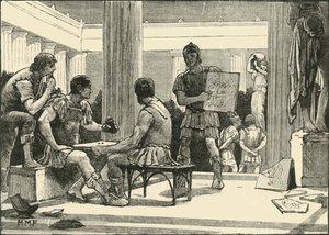 I romani a Corinto, 1890 da Unbekannt