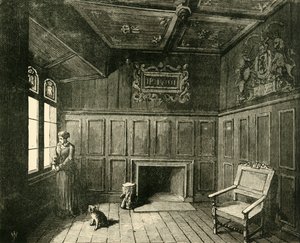 La stanza nel castello di Edimburgo in cui nacque Giacomo VI, 1890