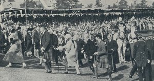 La Famiglia Reale in Scozia, c1930 da Unbekannt