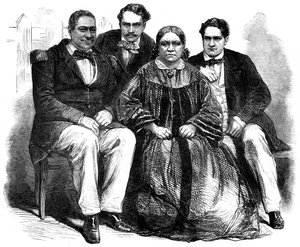 La famiglia reale di Tahiti, 1864