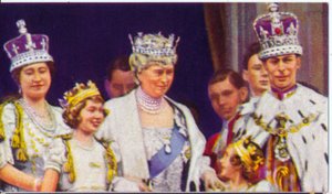 La famiglia reale sul balcone di Buckingham Palace, in occasione dell