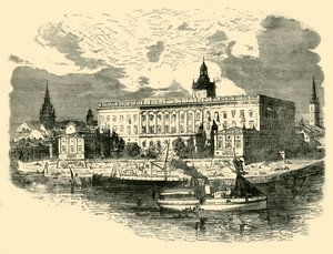 Il Palazzo Reale, Stoccolma, 1890 da Unbekannt
