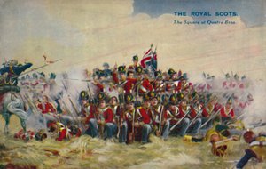 I Royal Scots. La Piazza a Quatre Bras, 1815, 1939 da Unbekannt