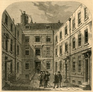 Casa della Royal Society in Crane Court, 1897 da Unbekannt