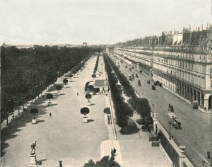 Rue de Rivoli, Parigi, Francia, 1895 da Unbekannt