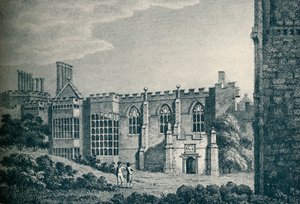 Le rovine di Cowdray House, vicino a Midhurst, Sussex, 1907 da Unbekannt