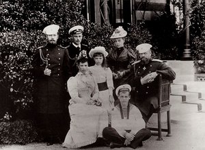 La famiglia imperiale russa, c1892-c1894 da Unbekannt
