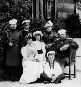 La famiglia imperiale russa, c1894 da Unbekannt