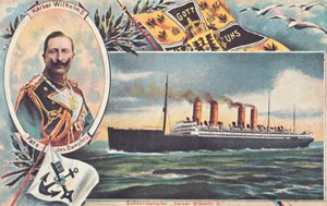 Il SS Kaiser Wilhelm II da Unbekannt