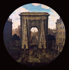 La Porta di Saint-Denis, Parigi, XVII secolo da Unbekannt
