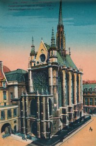 La Sainte-Chapelle, Parigi, c1920