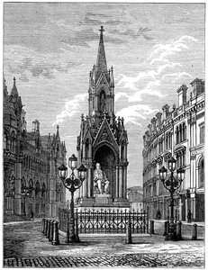 La statua di Salt a Bradford, c1880 da Unbekannt