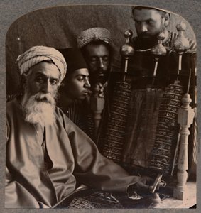 Il sommo sacerdote samaritano come pedagogo, c1900 da Unbekannt
