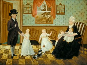 La famiglia Sargent, 1800 da Unbekannt