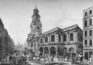 La Seconda Borsa Reale, Fronte Sud, nel 1788 da Unbekannt