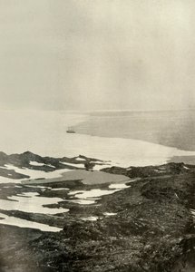 La nave al largo di Pram Point, poco prima di partire per il nord da Unbekannt