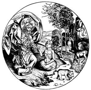Il sesto giorno della creazione, 1493 da Unbekannt