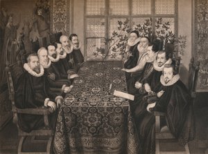 La conferenza di Somerset House, 1604, 1604, 1904 da Unbekannt