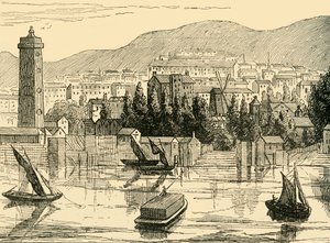 Il lato sud del Tamigi, visto da Adelphi Terrace, 1770, c1878 da Unbekannt