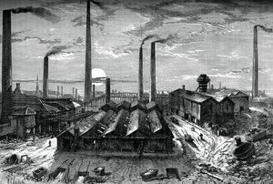 Le opere chimiche di St Rollox, Glasgow, c1880