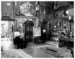 Lo studio di Monsieur JL Gerome, 1901 da Unbekannt