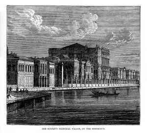 Il Palazzo Principale del Sultano, sul Bosforo, Turchia