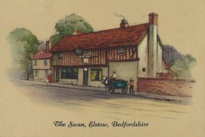 Il cigno, Elstow, Bedfordshire, 1939 da Unbekannt
