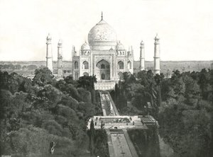 Il Taj Mahal, Agra, India da Unbekannt