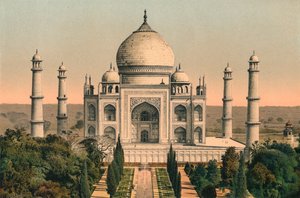 Il Taj Mahal ad Agra, c1895, 1904 da Unbekannt